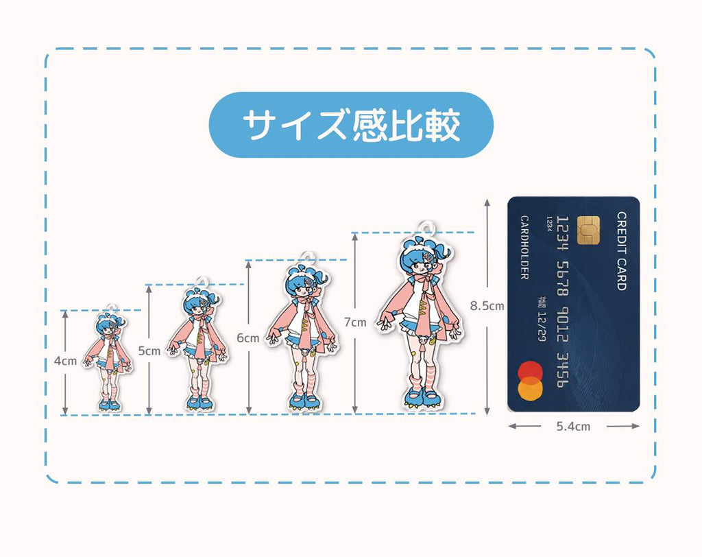 CNCラウンドエッジアクリルスタンド