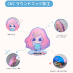 CNCラウンドエッジアクリルスタンド